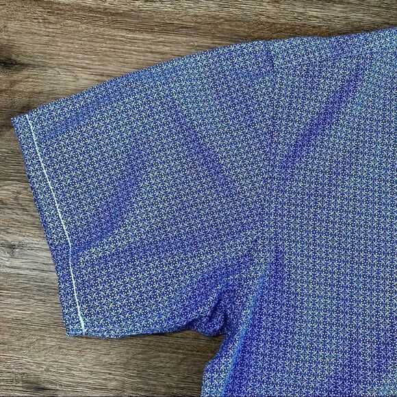 Rough Stock Panhandle Slim Geometric Short Sleeve Button-Up sz XL - Picture 7 of 14